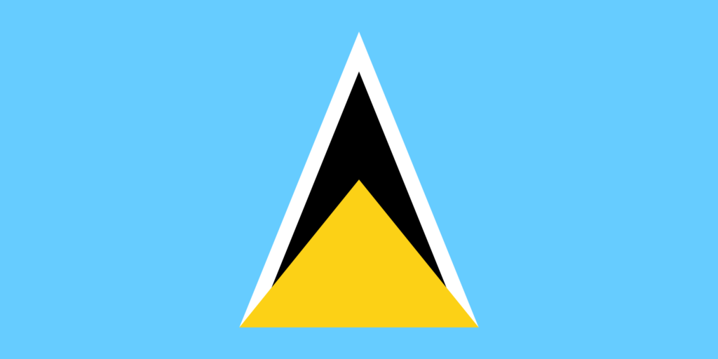 St Lucia National Cricket Team Flag | Cricket Today